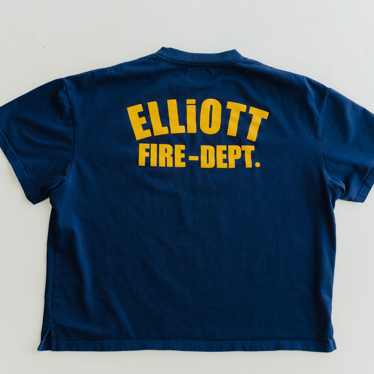 Fire-Dept. Shirt - Blue and Gold